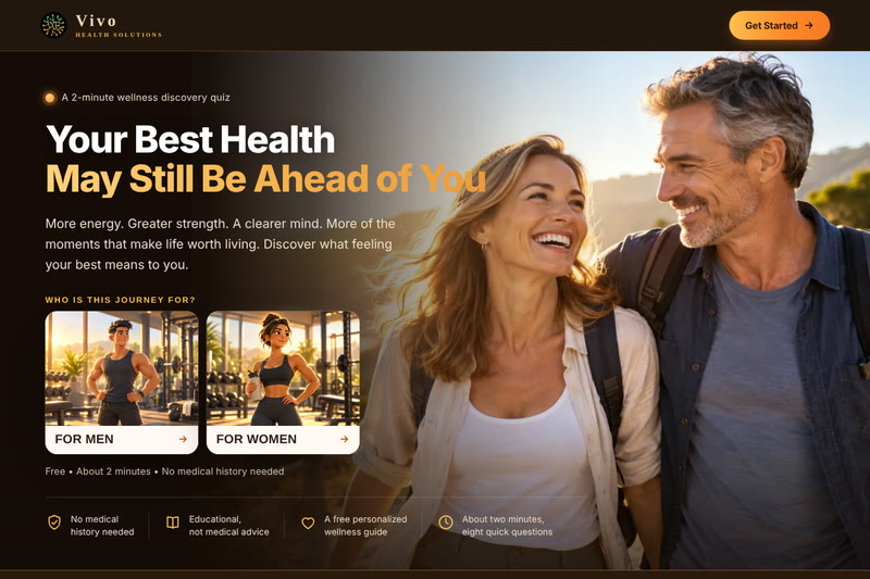 Vivo Feel Your Best website