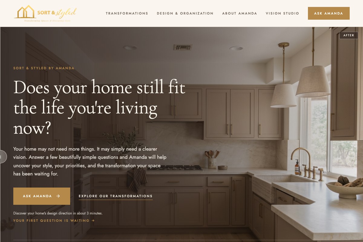 Sort & Styled website preview